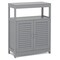 Free Standing Bathroom Floor Cabinet with Double Shutter Doors